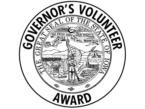 Governor's Volunteer Award seal