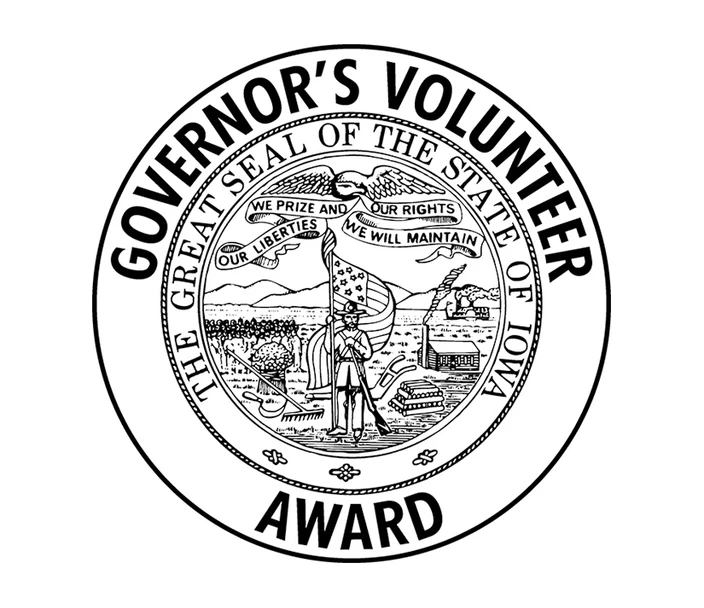 Governor's Volunteer Award seal