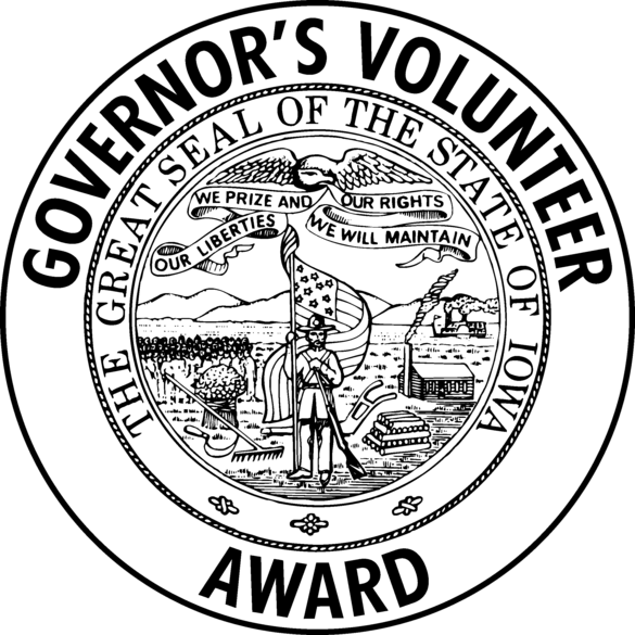 Governor's Volunteer Award seal