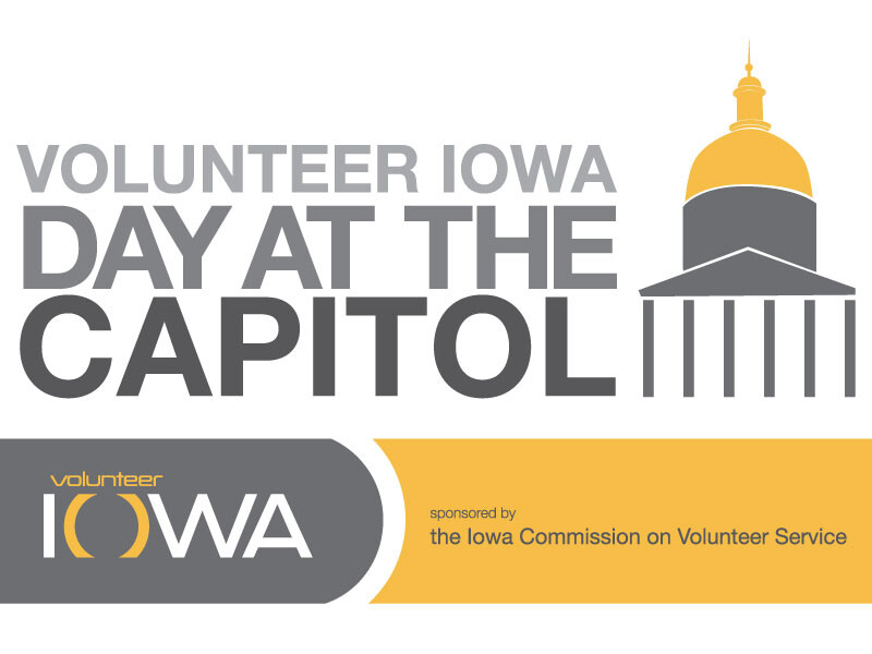 Volunteer Iowa Day at the Capitol logo